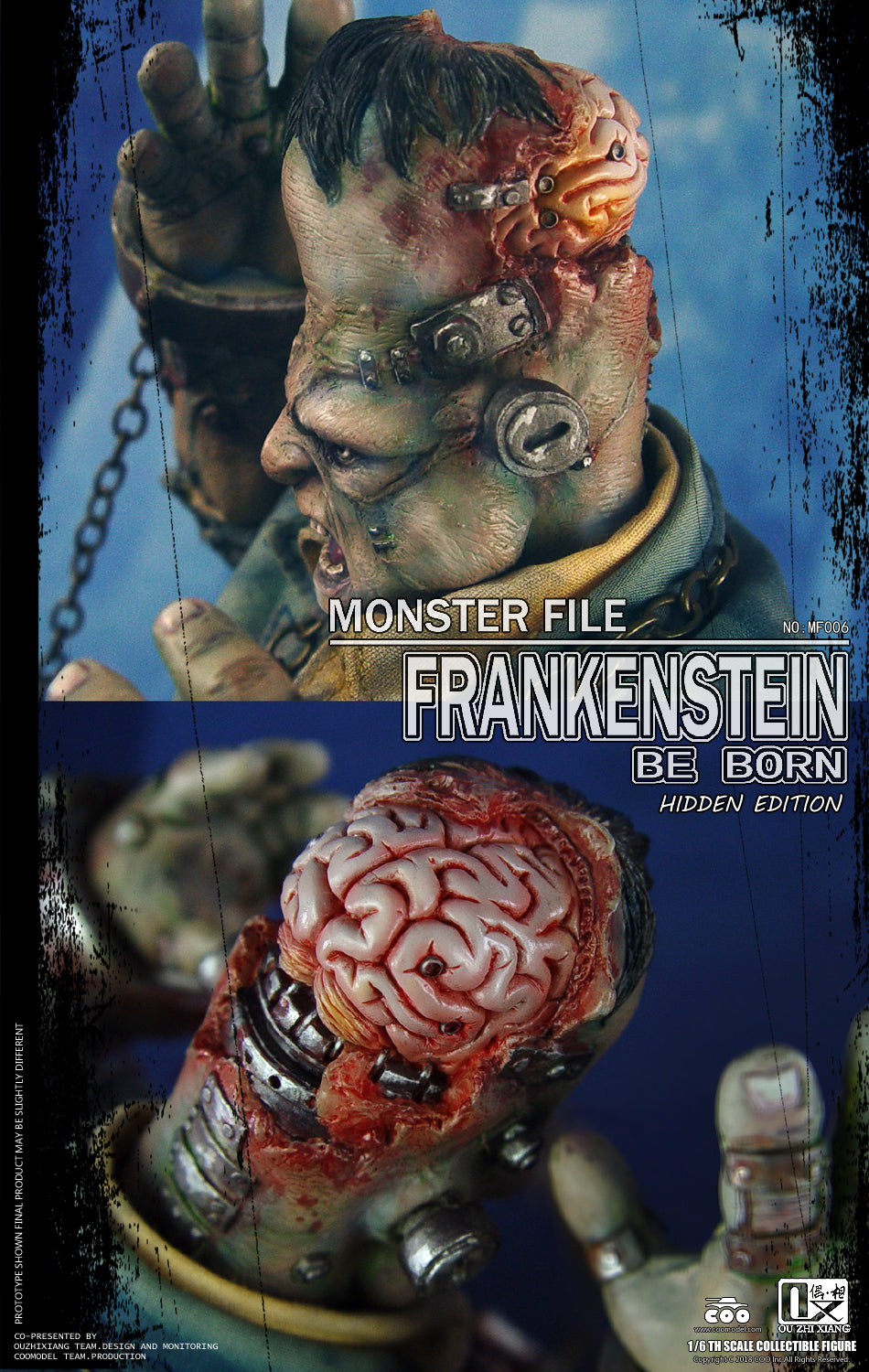 CooModel - Monster File No. 06 - Be Born - Frankenstein (Hidden Edition) (1/6 Scale) - Marvelous Toys
