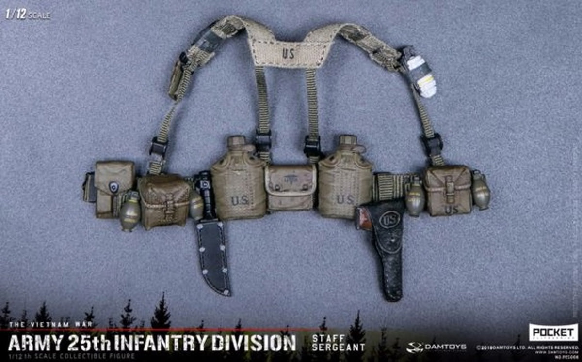 DamToys - PES006 - Vietnam War - Army 25th Infantry Staff Sergeant - Marvelous Toys
