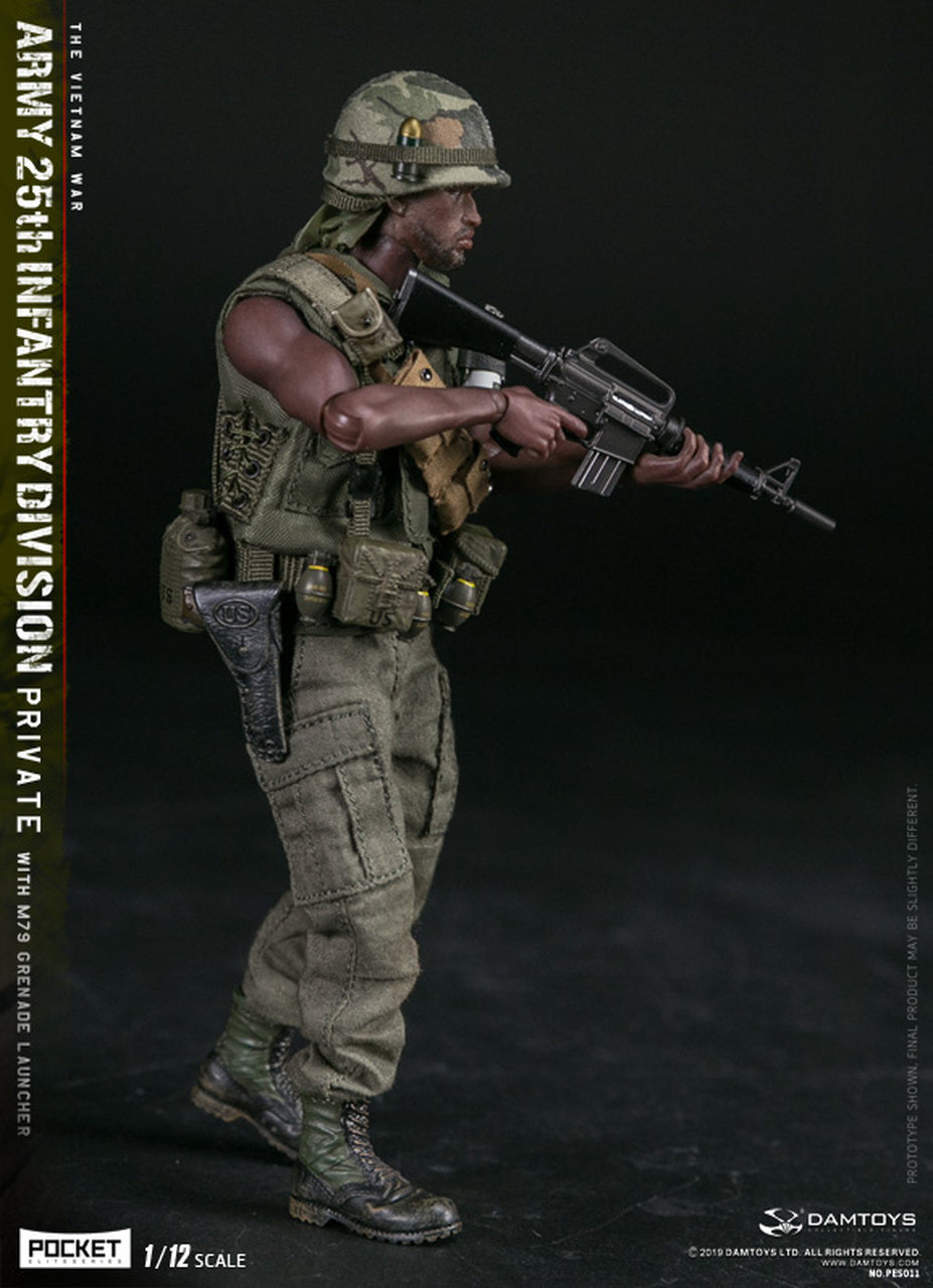 DamToys - PES011 - Vietnam War - Army 25th Infantry Division Private with M79 Grenade Launcer