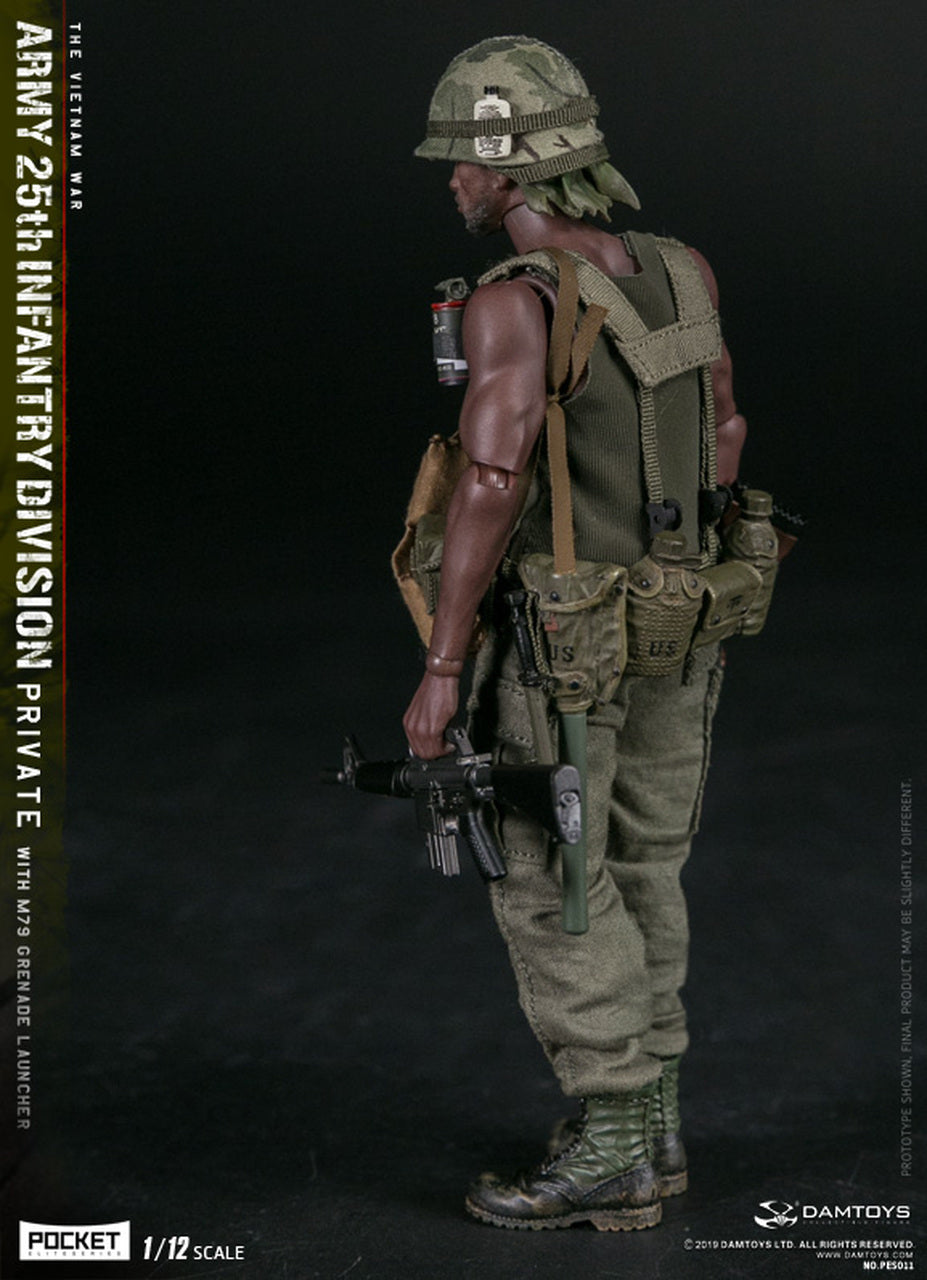 DamToys - PES011 - Vietnam War - Army 25th Infantry Division Private with M79 Grenade Launcer - Marvelous Toys