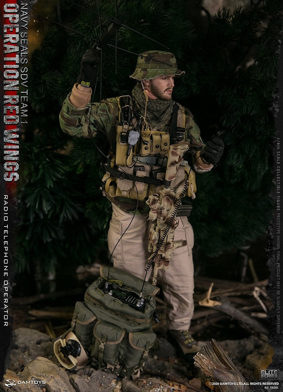 DamToys - Elite Series - Operation Red Wings - Navy SEALs SDV Team 1 - Radio Telephone Operator - Marvelous Toys