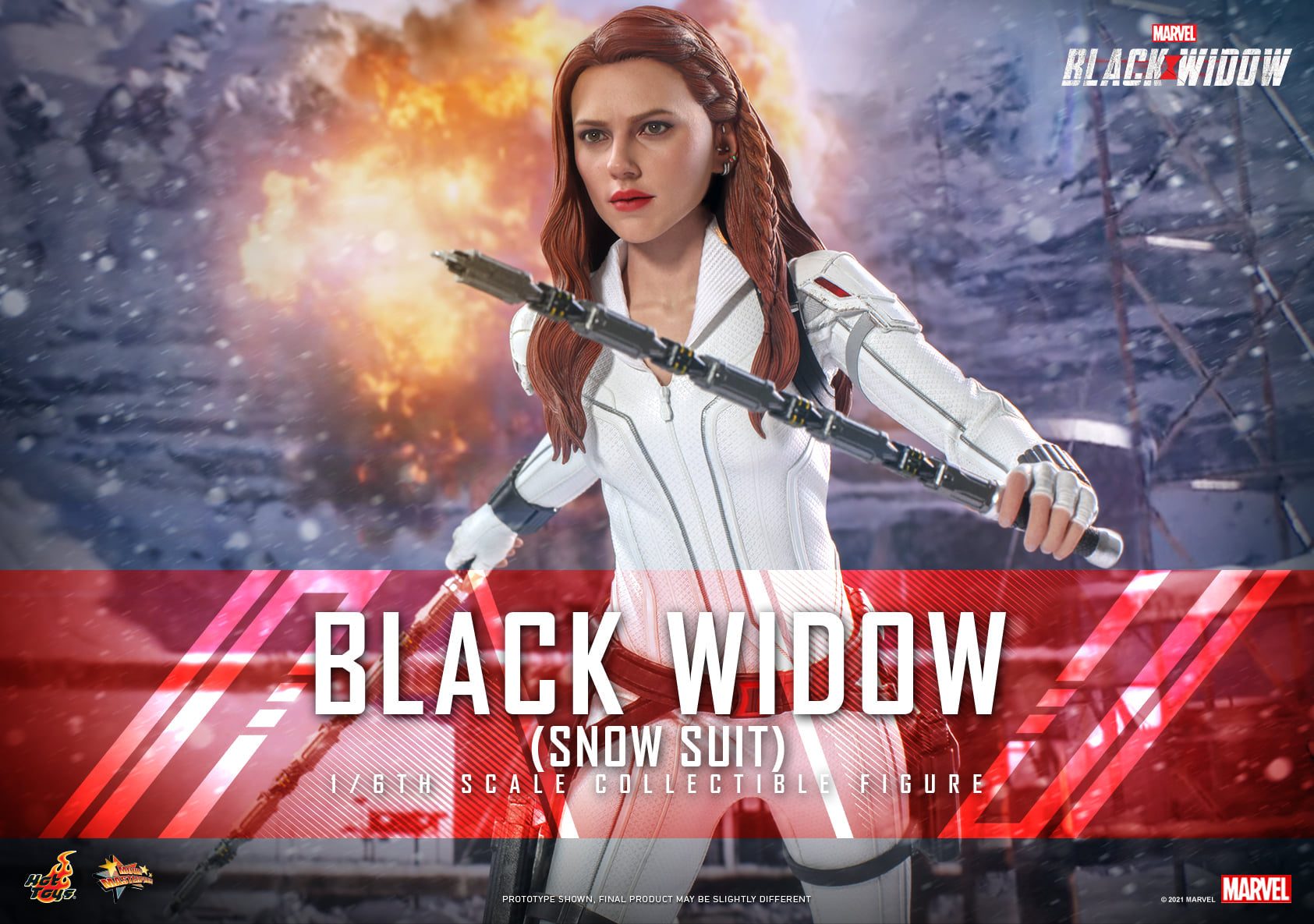 Hot Toys - MMS601 - Black Widow - Black Widow (Snow Suit) - Marvelous Toys