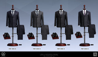 Pop Toys - POP-X36-B - Men&#39;s High-end Suit Set B (Dark Gray) (1/6 Scale) - Marvelous Toys