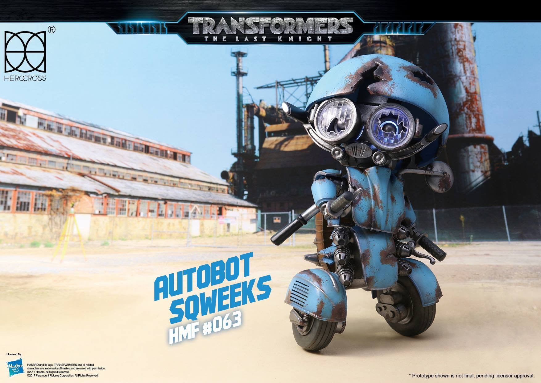 Herocross - Hybrid Metal Figuration HMF063 - Transformers: The Last Knight - Autobot Sqweeks - Marvelous Toys