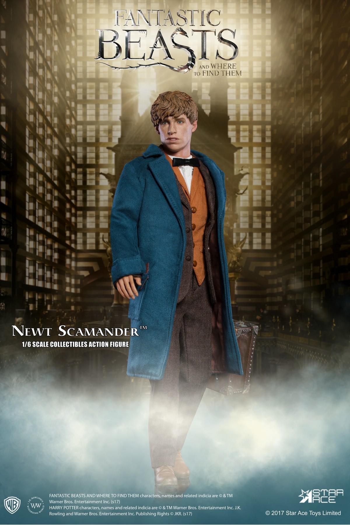 Star Ace Toys - Fantastic Beasts and Where to Find Them - Newt Scamander with Bonus Coat (1/6 Scale) - Marvelous Toys