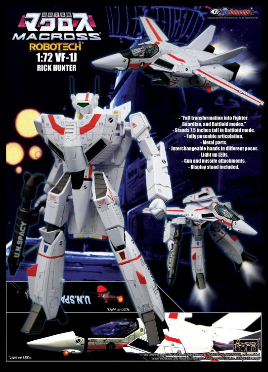 KitzConcept - Robotech 1/72 Veritech Fighters - VF-1J Rick Hunter - Marvelous Toys