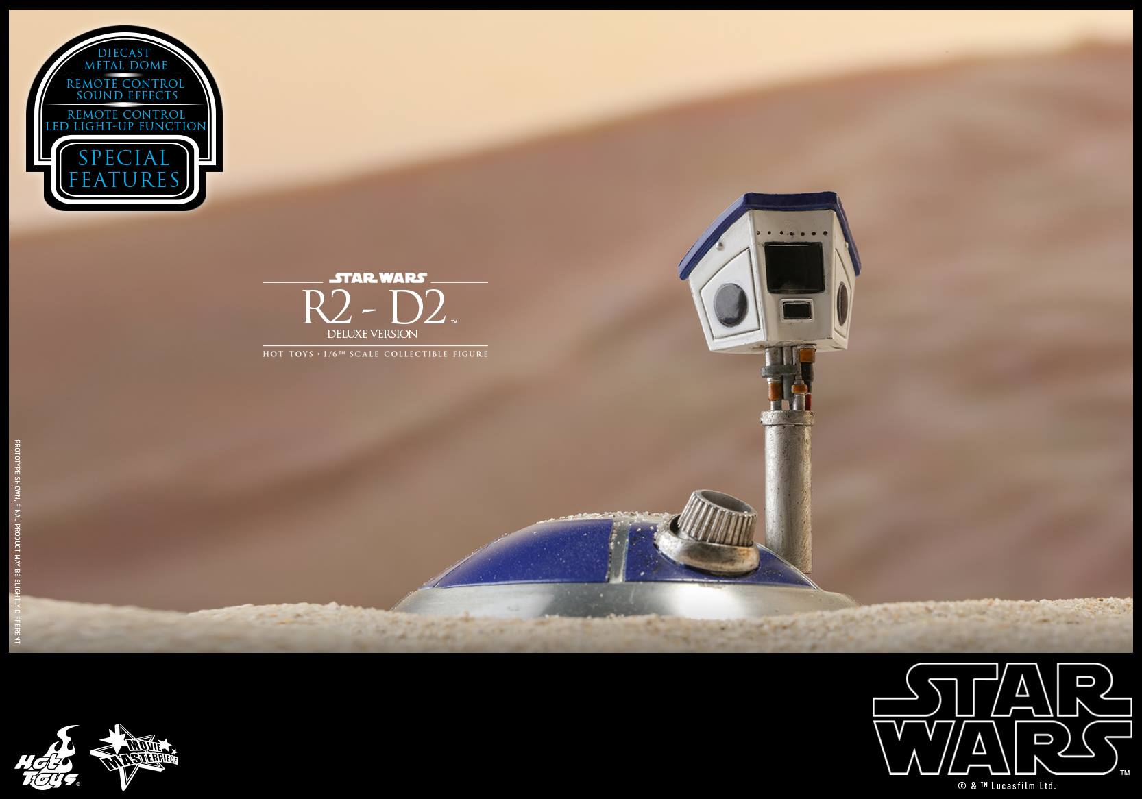 Hot Toys - MMS511 - Star Wars - R2-D2 (Deluxe Version) (1/6 Scale) - Marvelous Toys