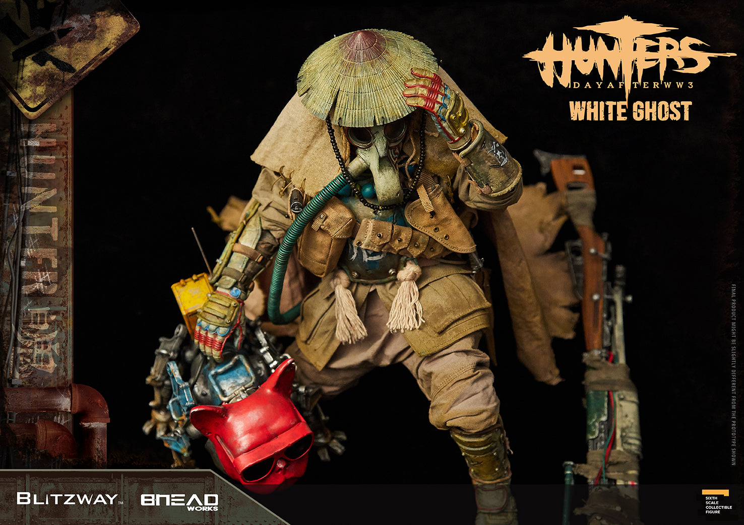 Blitzway - Hunters: Day After WWIII - White Ghost - Marvelous Toys