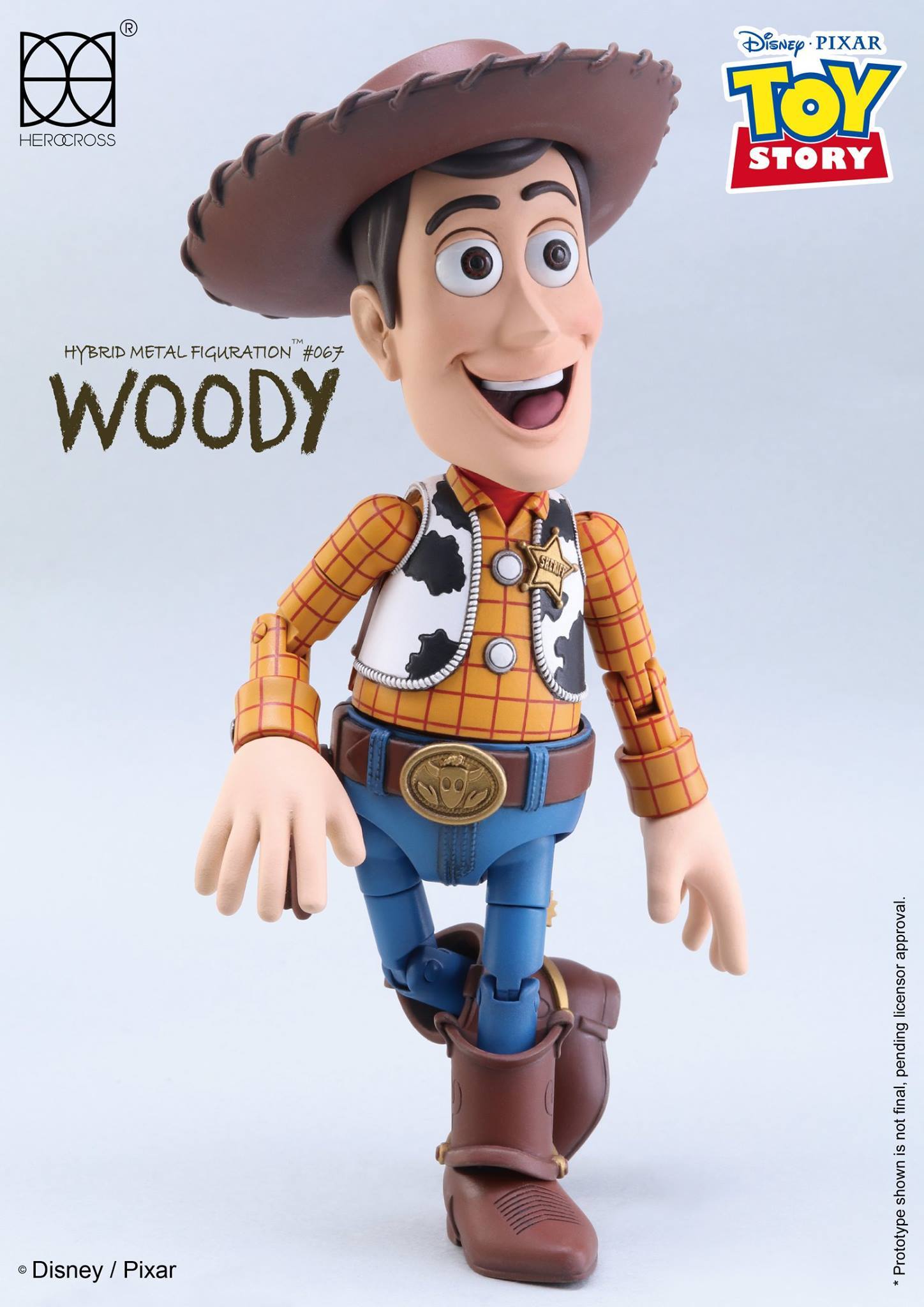 Herocross - Hybrid Metal Figuration - HMF067 - Toy Story - Woody