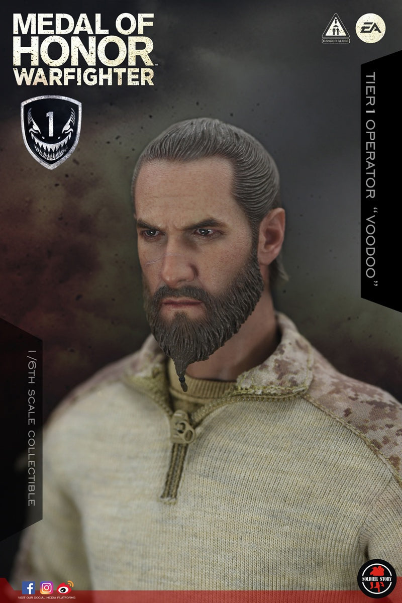 Soldier Story - SS106 - Medal of Honor Navy SEAL - Tier One Operator &quot;Voodoo&quot; - Marvelous Toys