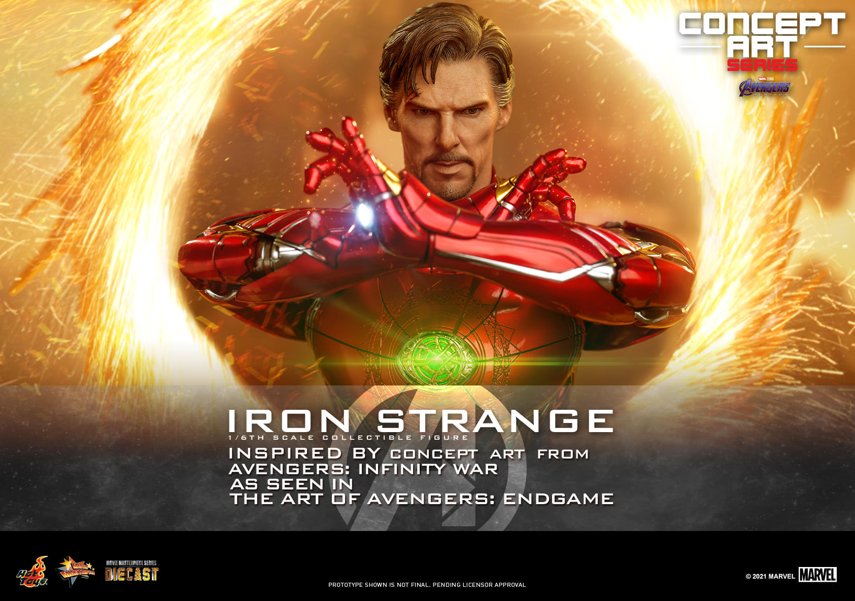 Hot Toys - MMS606D41 - Avengers: Endgame (Concept Art Series) - Iron Strange - Marvelous Toys