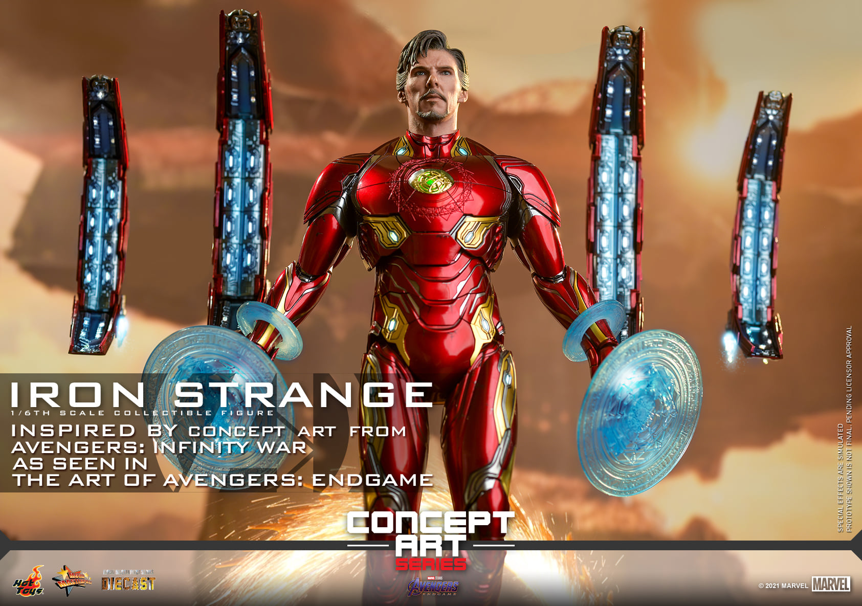 Hot Toys - MMS606D41 - Avengers: Endgame (Concept Art Series) - Iron Strange - Marvelous Toys