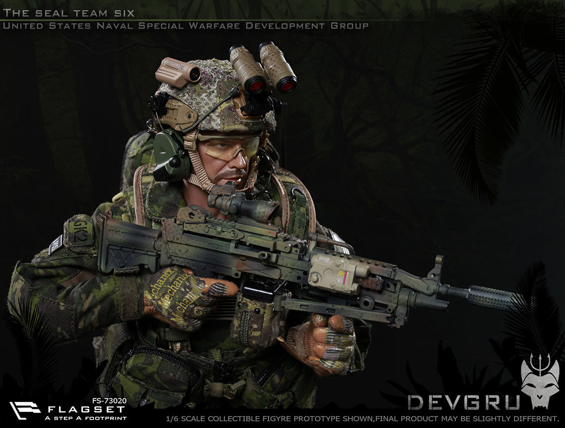 Flagset - US SEAL Team 6 Devgru &quot;Jungle Dagger&quot; (1/6 Scale) - Marvelous Toys