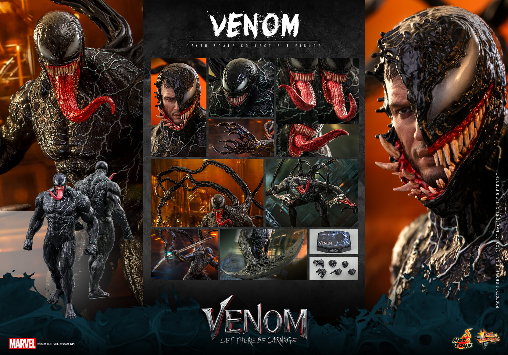 Hot Toys - MMS626 - Venom: Let There Be Carnage - Venom - Marvelous Toys