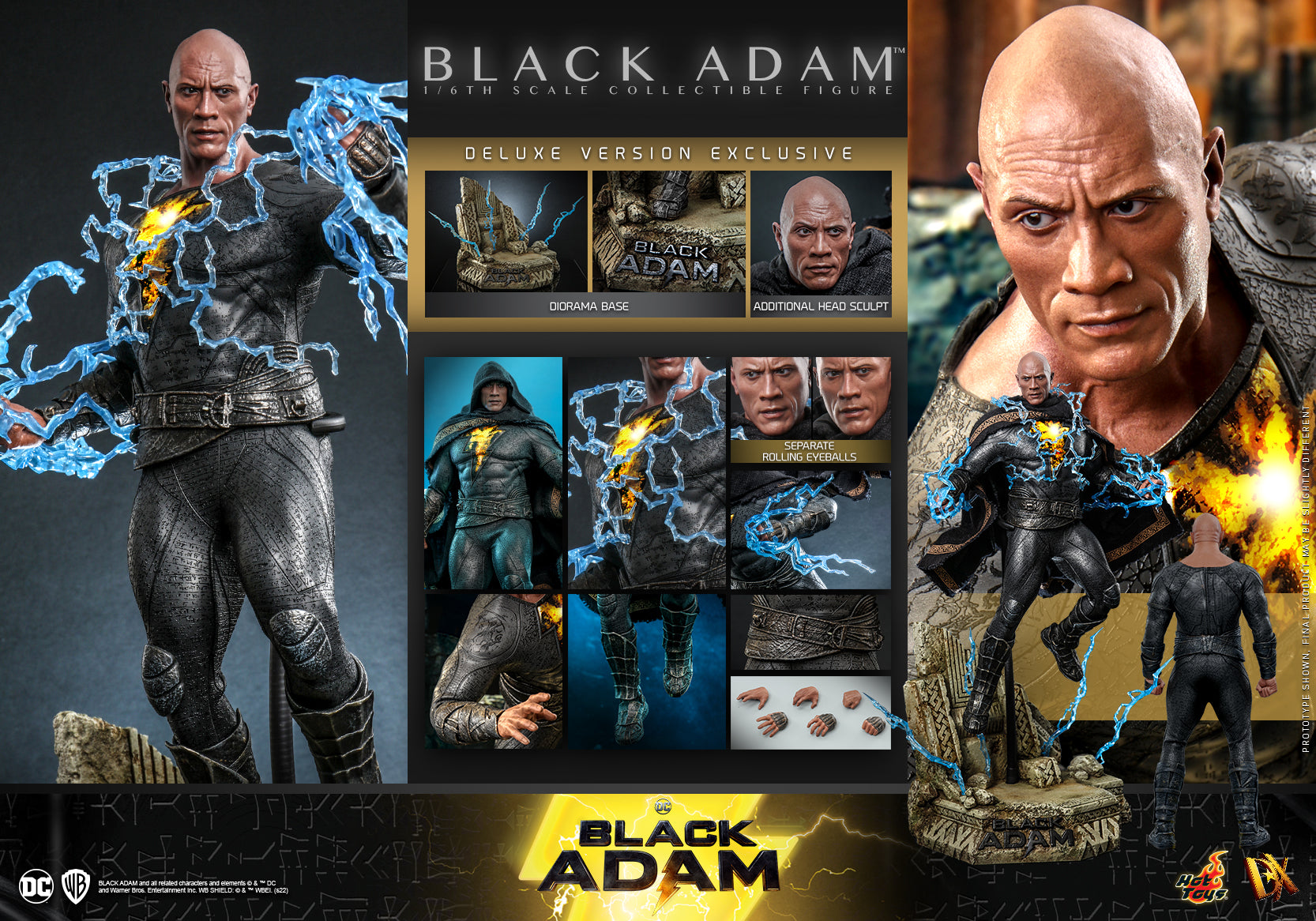 Hot Toys - DX30 - Black Adam - Black Adam (Deluxe Ver.)