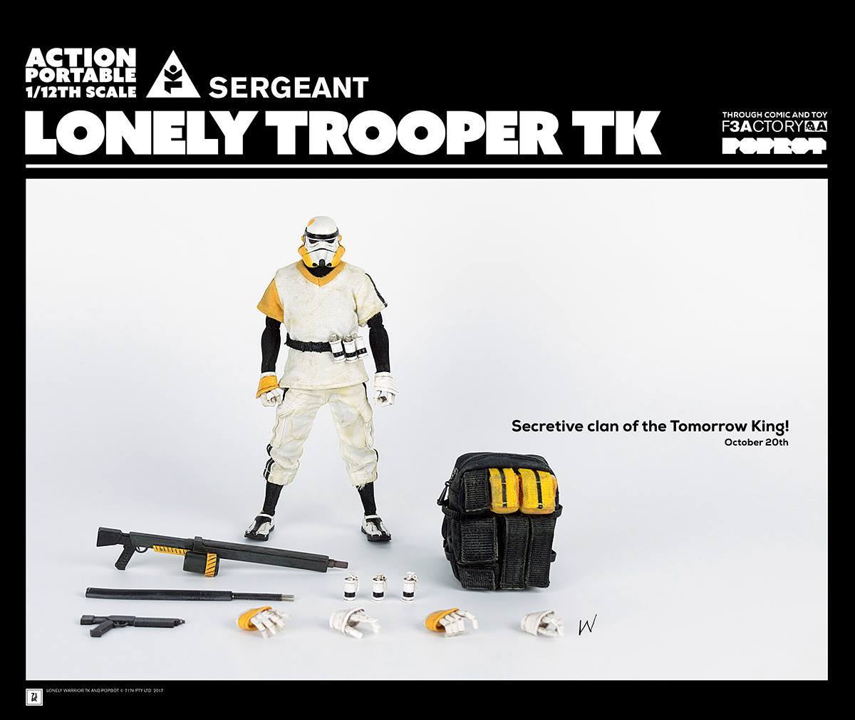 ThreeA - Action Portable by F3Actory - Lonely Trooper TK Sergeant - Marvelous Toys