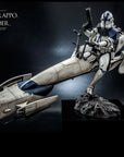 Hot Toys - TMS076 - Star Wars: The Clone Wars - Commando Appo and BARC Speeder - Marvelous Toys