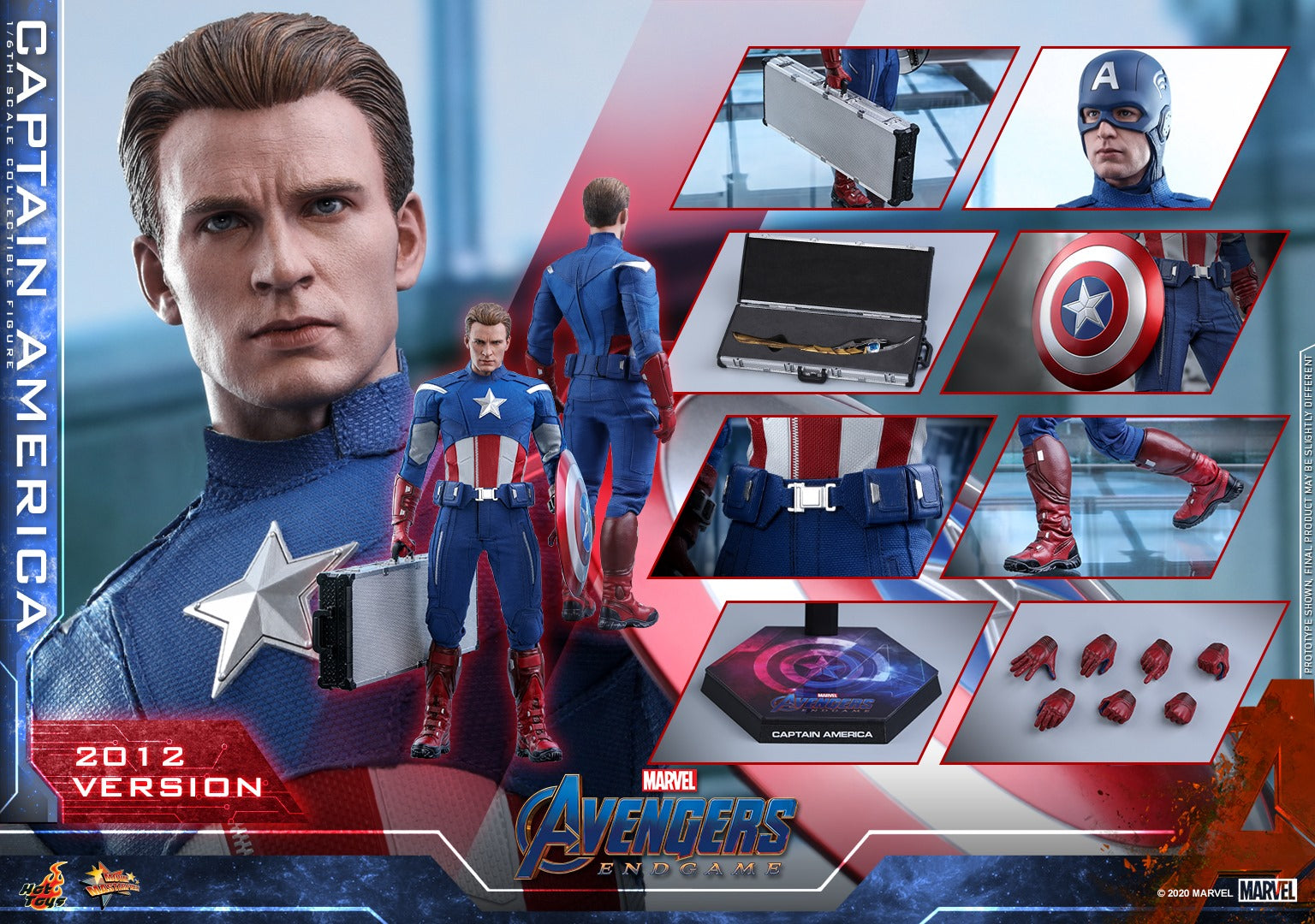 Hot Toys - MMS563 - Avengers: Endgame - Captain America (2012 Version)