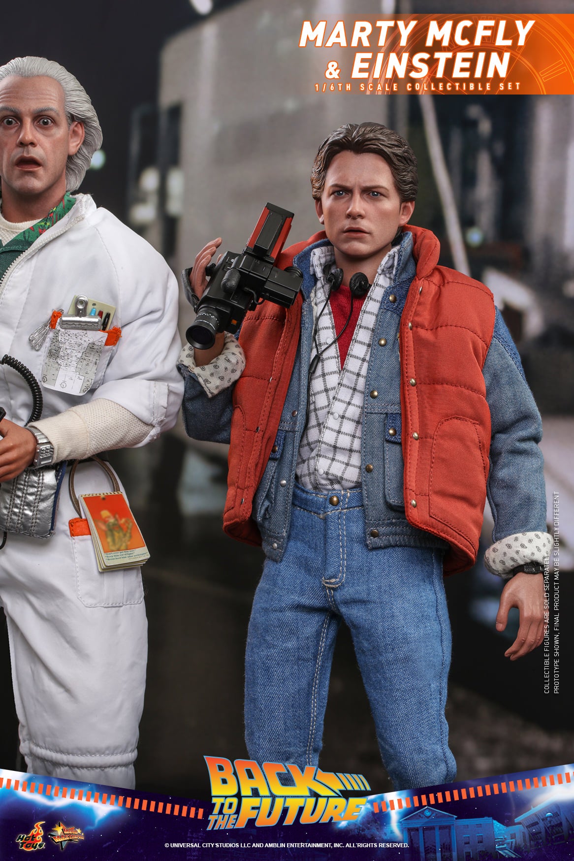 Hot Toys - MMS573 - Back to the Future - Marty McFly & Einstein