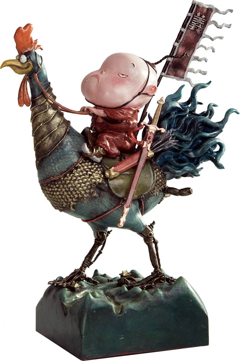 Zenpunk Collectibles x Ming Zi - 1:12 Art Scale Collectible - Uang on Steampunk Rooster (Ding Younian Commemorative Edition)