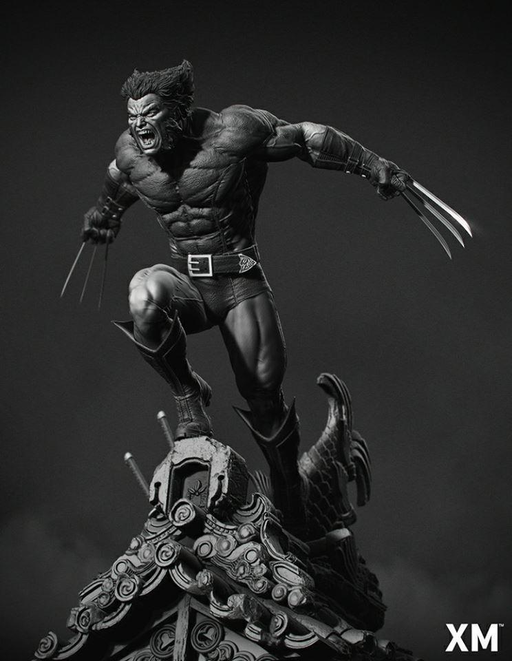 XM Studios - Marvel Premium Collectibles - Wolverine (Brown Costume) (1/4 Scale) - Marvelous Toys