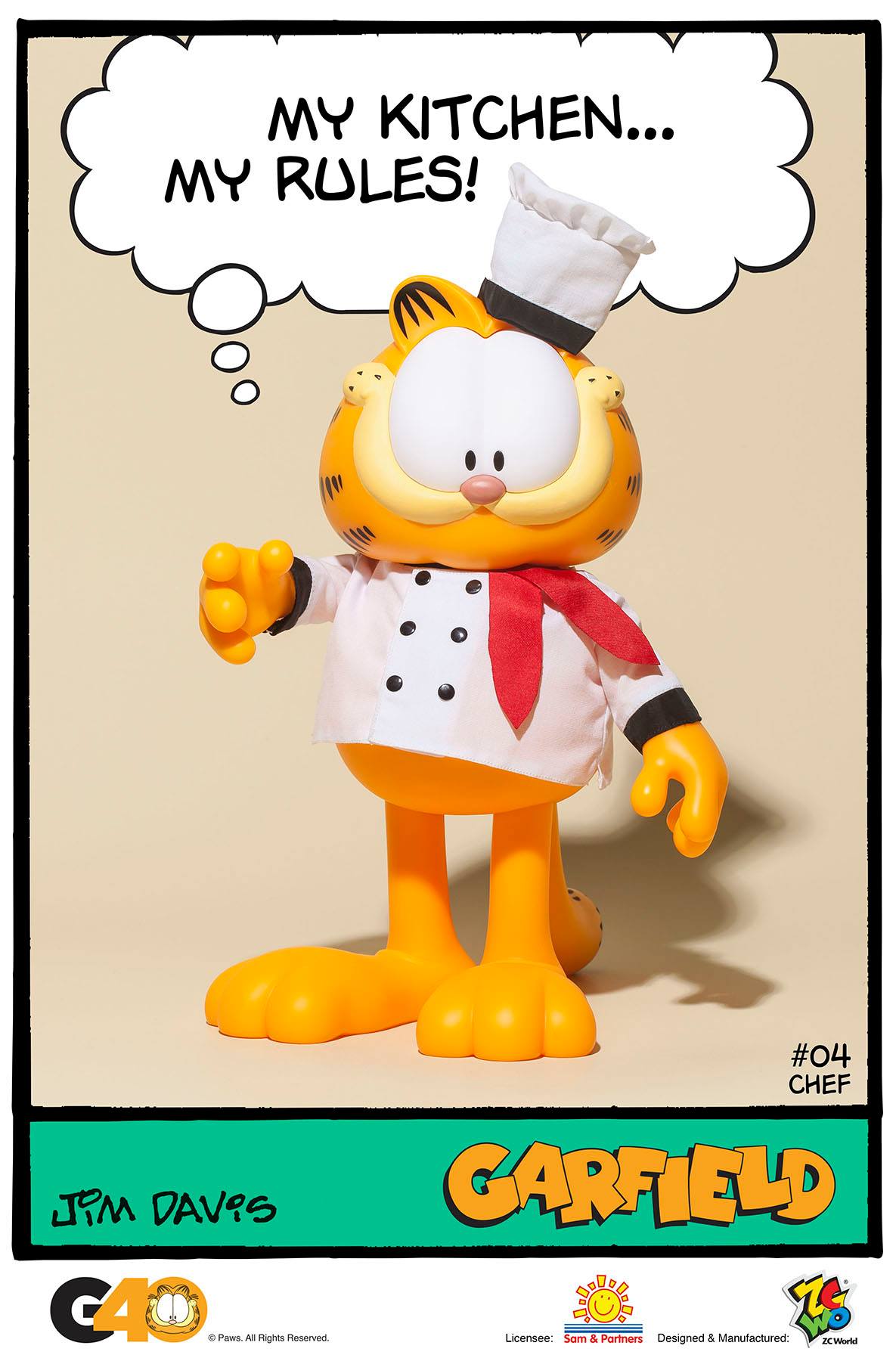 ZC World - Vinyl Collectibles - Master Series 04 - Chef Garfield - Marvelous Toys