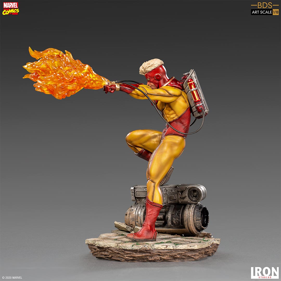 Iron Studios - BDS Art Scale 1:10 - Marvel&#39;s X-Men - Pyro - Marvelous Toys