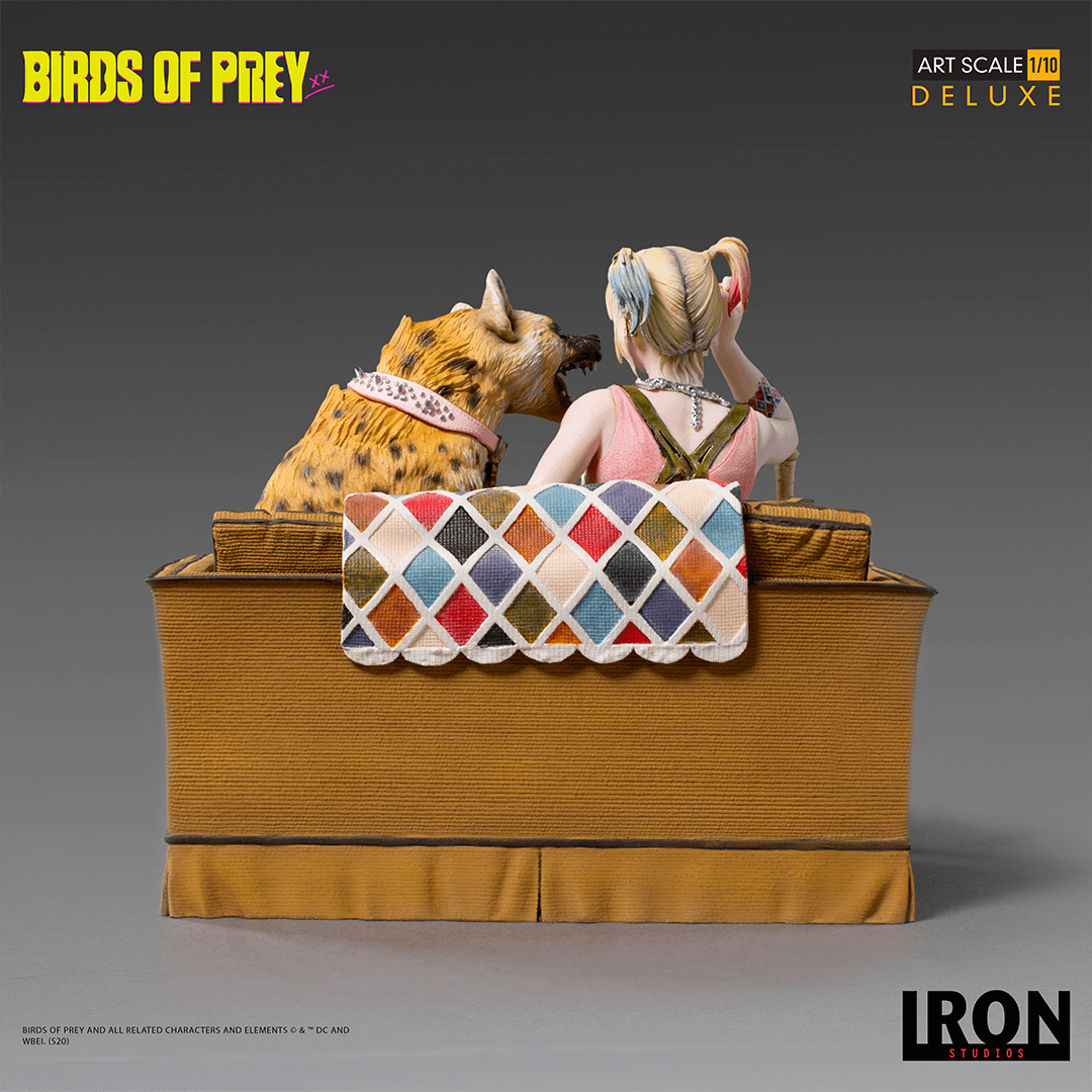 Iron Studios - Deluxe Art Scale 1:10 - Birds of Prey - Harley Quinn &amp; Bruce - Marvelous Toys