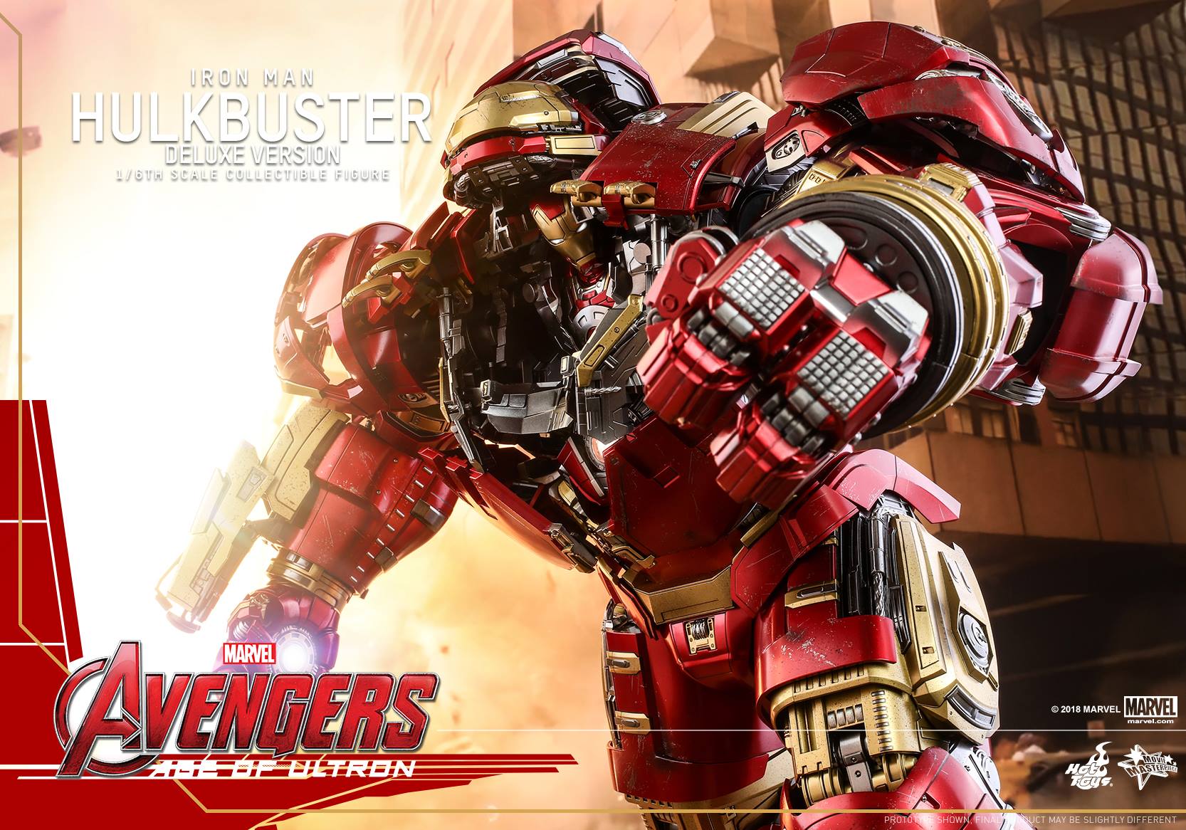 Hot Toys - MMS510 - The Avengers: Age of Ultron - Hulkbuster (Deluxe Version) - Marvelous Toys