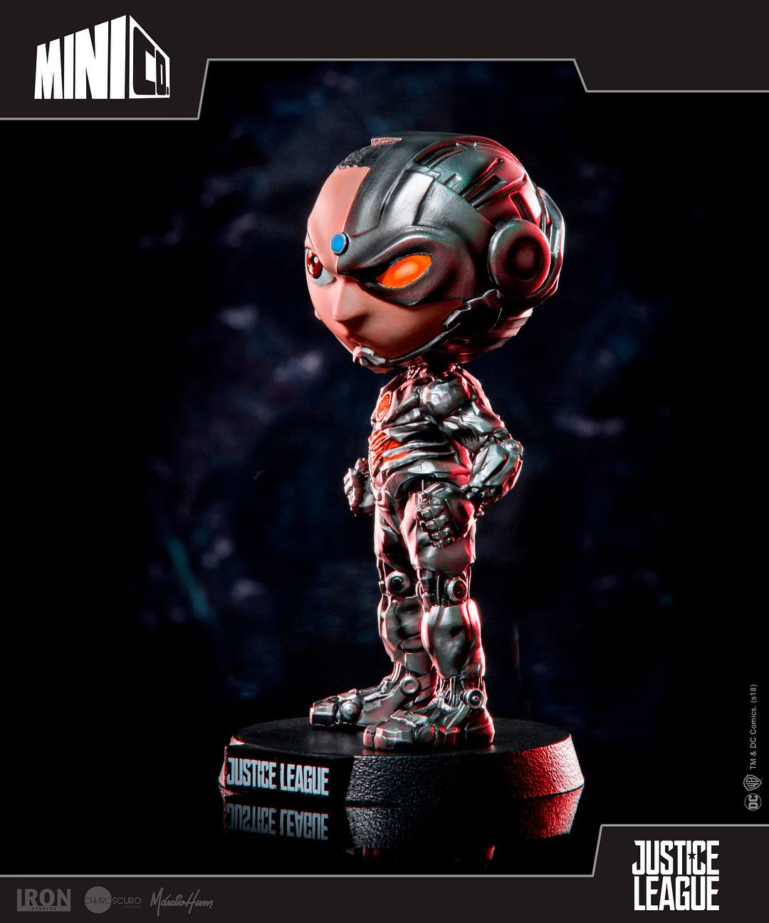 Iron Studios - Mini Co. Heroes - Justice League - Cyborg - Marvelous Toys