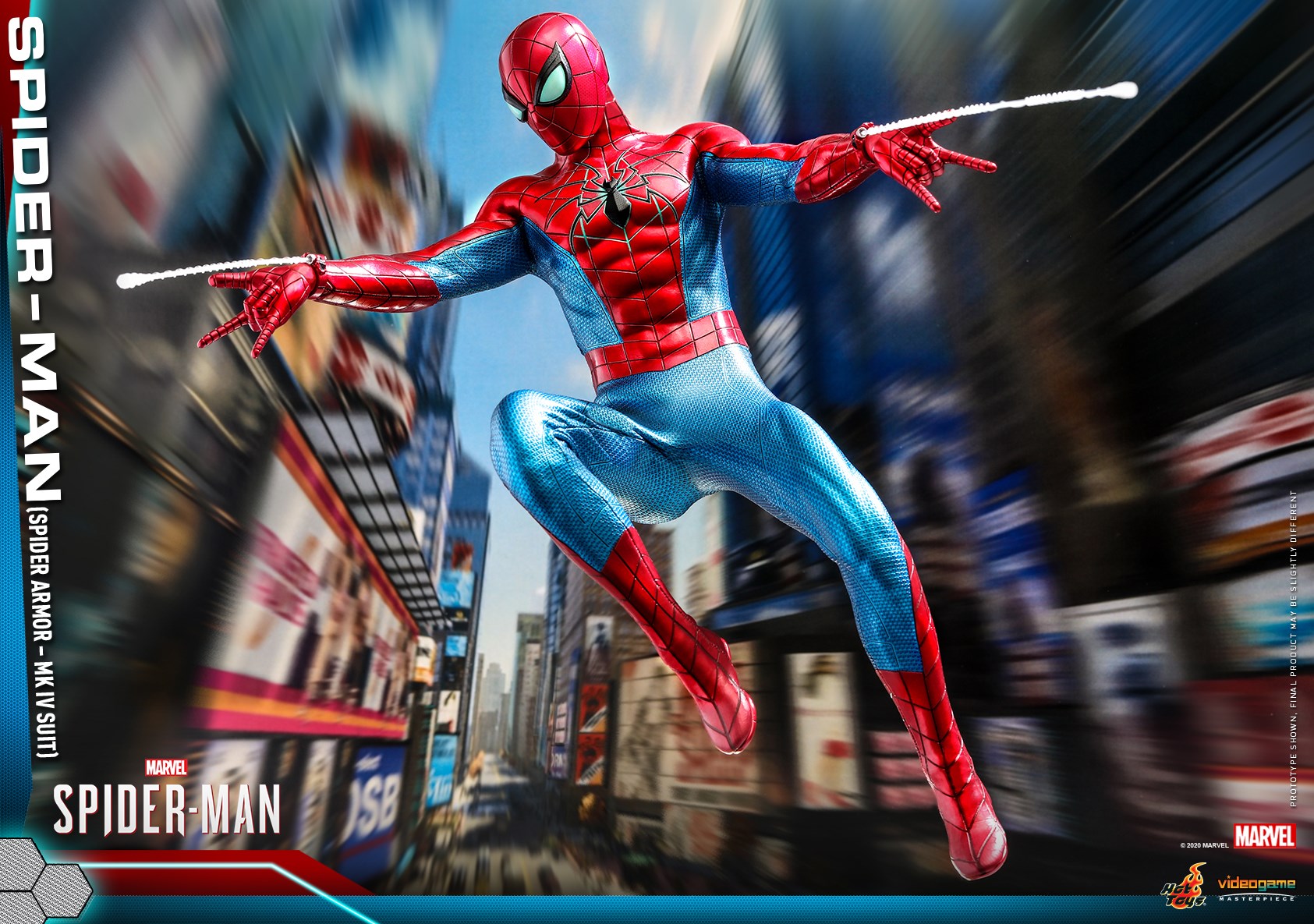 Hot Toys - VGM43 - Marvel's Spider-Man (PS4) - Spider-Man (Spider Armor - MK IV Suit)
