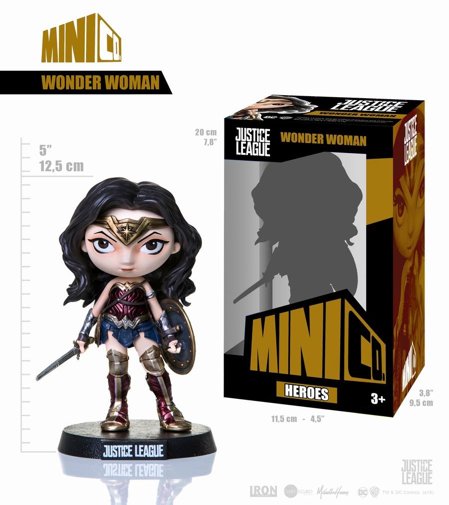 Iron Studios - Mini Co. Heroes - Justice League - Wonder Woman - Marvelous Toys
