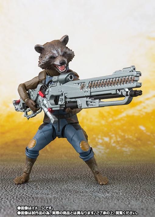 S.H.Figuarts - Avengers: Infinity War - Rocket Raccoon (TamashiiWeb Exclusive) - Marvelous Toys