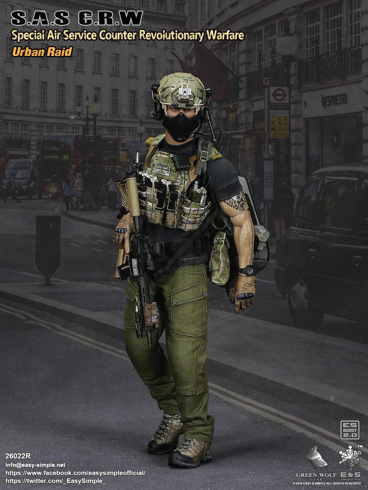 Easy &amp; Simple - 26022R - SAS Counter Revolutionary Warfare (Urban Raid) - Marvelous Toys