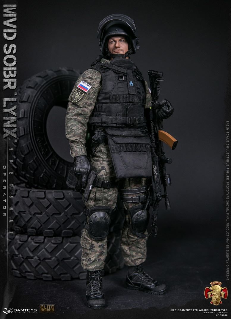 DamToys - Elite Series - 78058 - Russian Spetsnaz Operator - MVD SOBR &quot;Lynx&quot; - Marvelous Toys