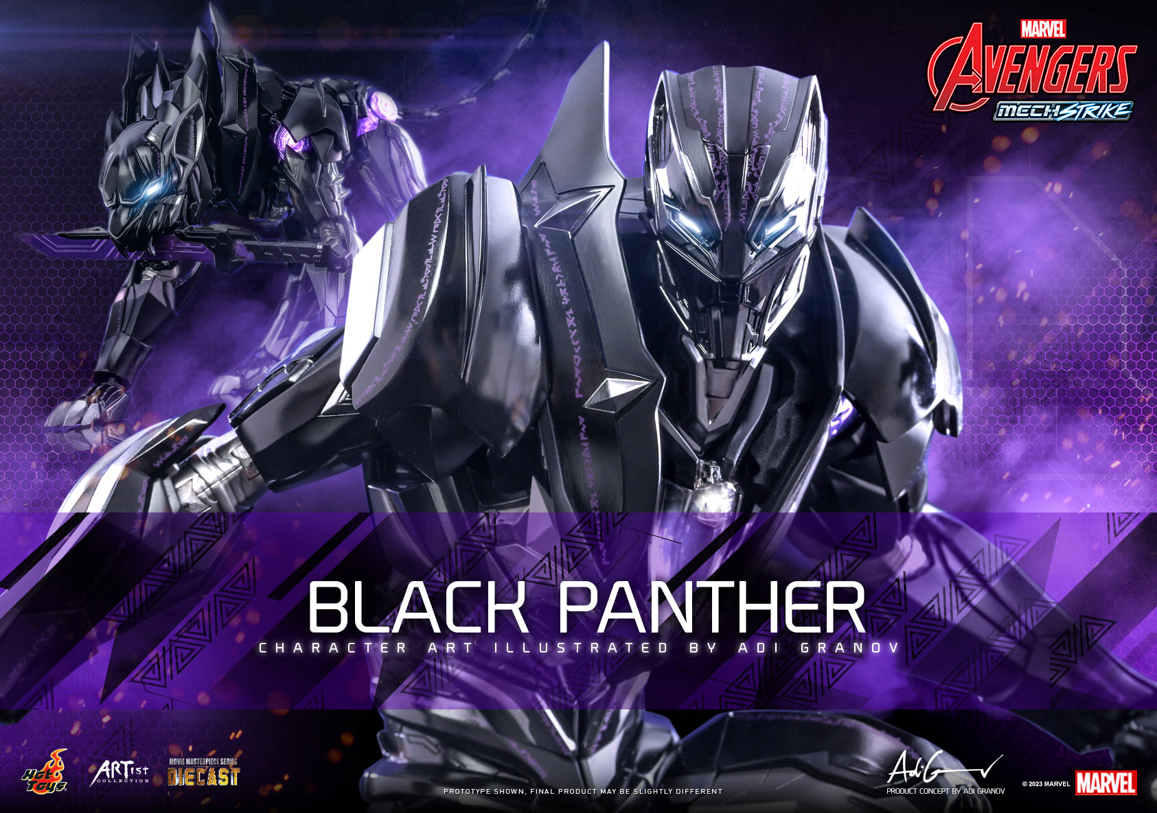 Hot Toys - AC05D55 - Marvel&#39;s Avengers: Mech Strike - Black Panther - Marvelous Toys