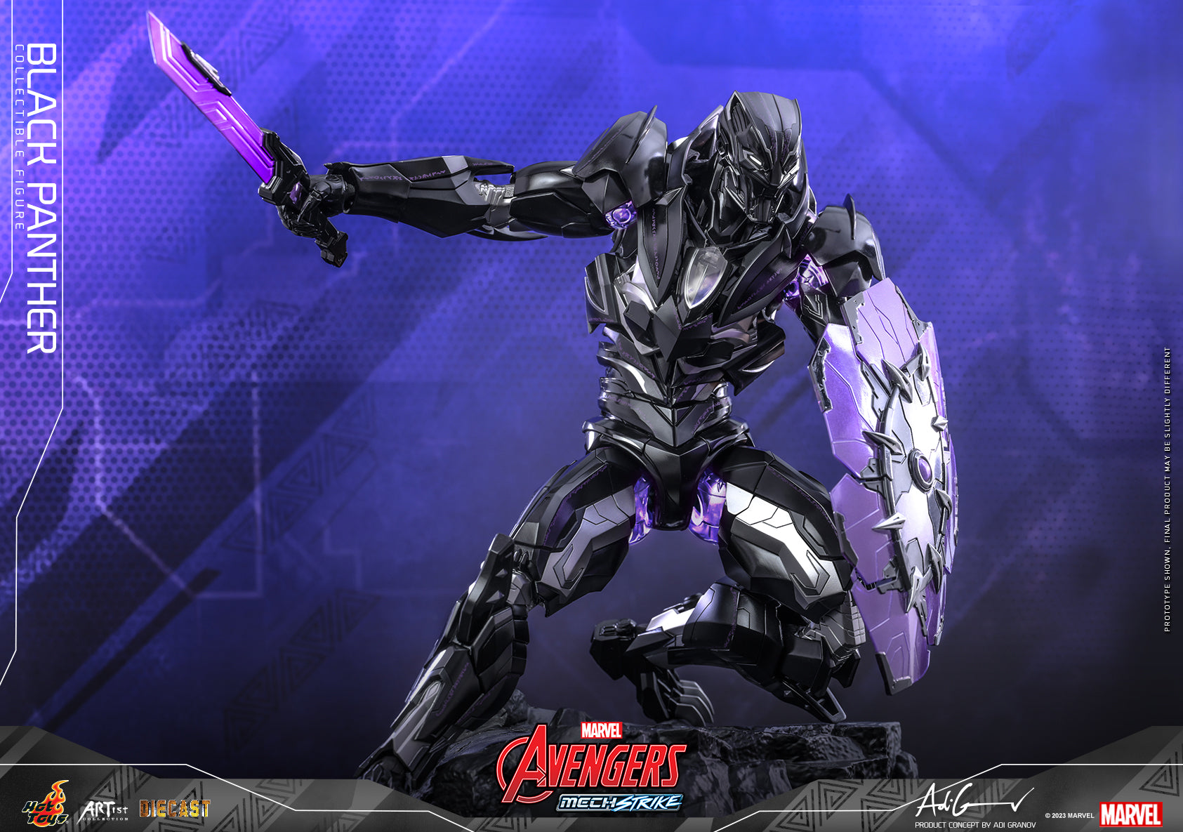 Hot Toys - AC05D55 - Marvel's Avengers: Mech Strike - Black Panther