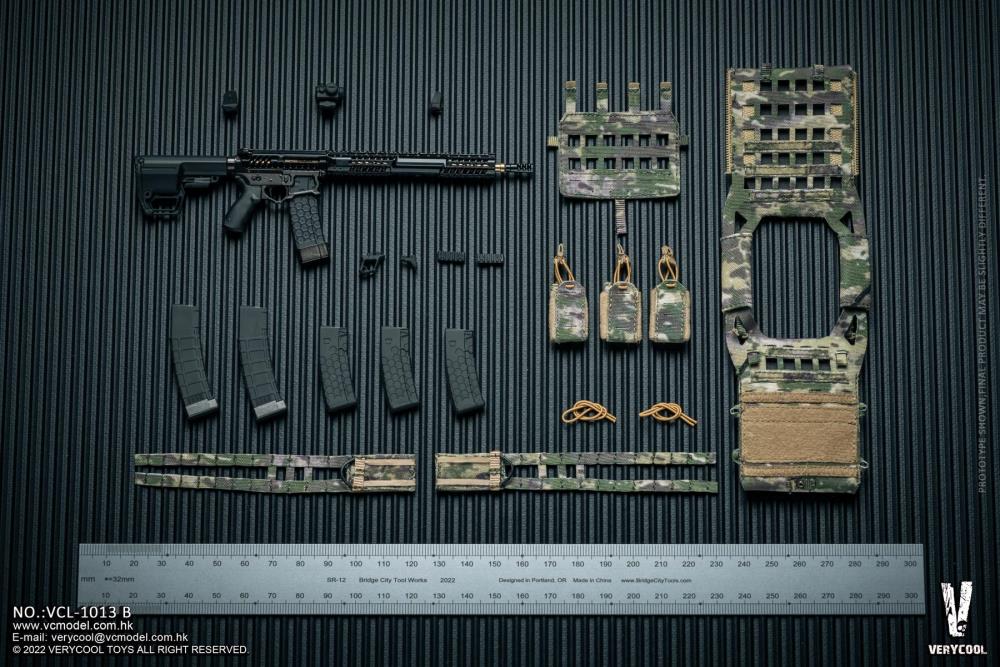 Very Cool - VCL-1013-B - Weapon & Gear Set (Obsidian) (1/6 Scale)
