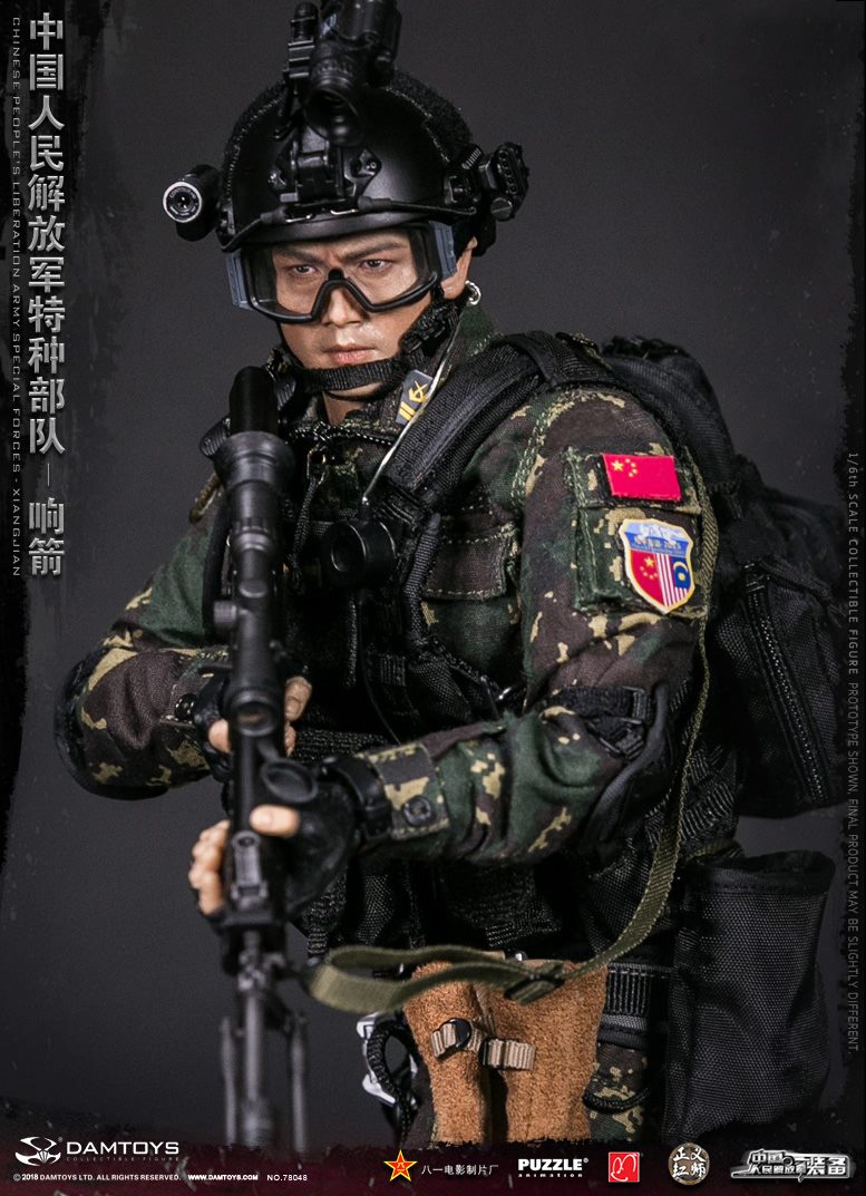 Dam Toys - Elite Series - Chinese People&#39;s Liberation Army Special Forces - Xiangjian - Marvelous Toys
