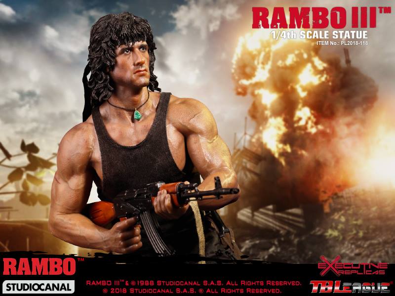 TBLeague - Rambo III - John Rambo Statue (1/4 Scale) - Marvelous Toys