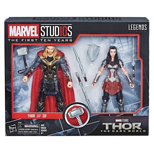 Hasbro - Marvel Legends - Marvel Studios: The First Ten Years - Thor and Lady Sif (2-Pack) - Marvelous Toys