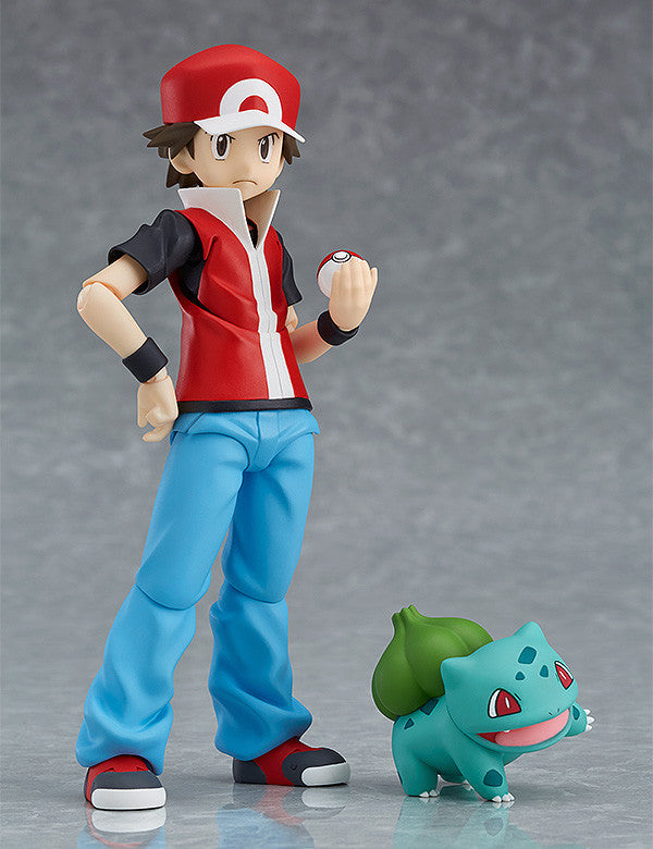 Figma - 356 - Pokémon - Red (with Bulbasaur, Charmander and Squirtle) - Marvelous Toys