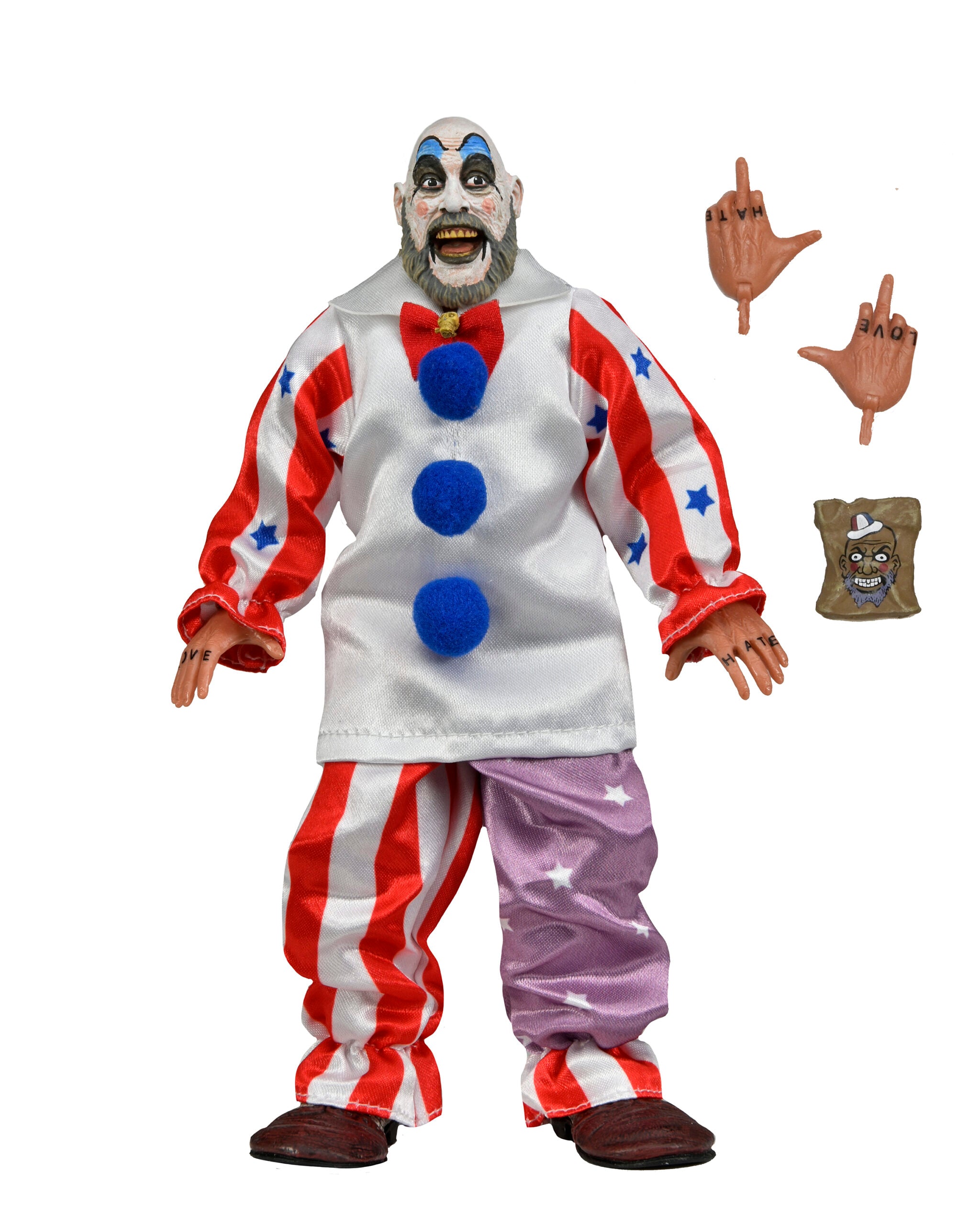 Neca - 8" Clothed Action Figure - House of 1000 Corpses - Captain Spaulding (20th Anniversary) - Marvelous Toys