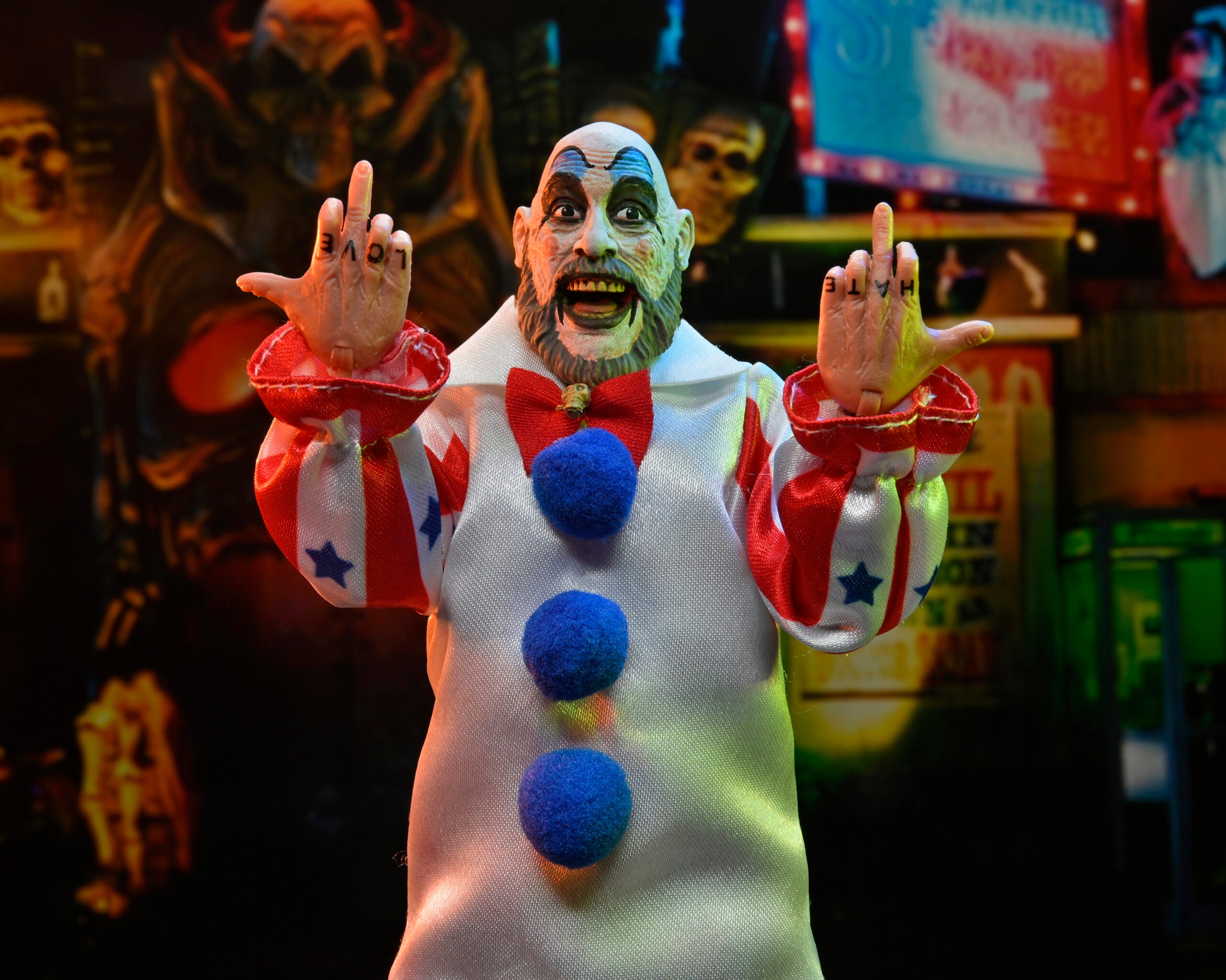 Neca - 8" Clothed Action Figure - House of 1000 Corpses - Captain Spaulding (20th Anniversary)