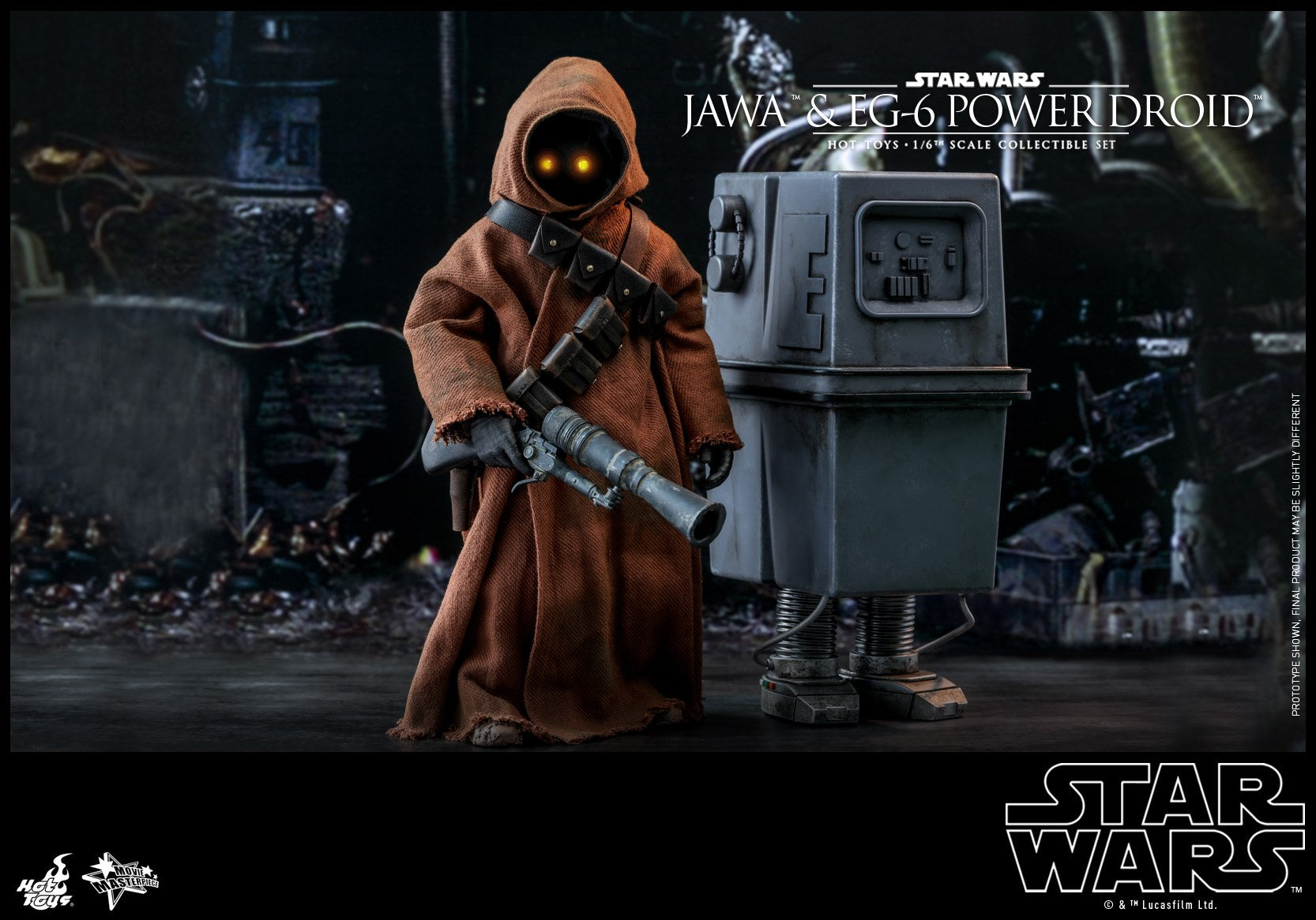 Hot Toys - MMS554 - Star Wars: A New Hope - Jawa &amp; EG-6 Power Droid - Marvelous Toys