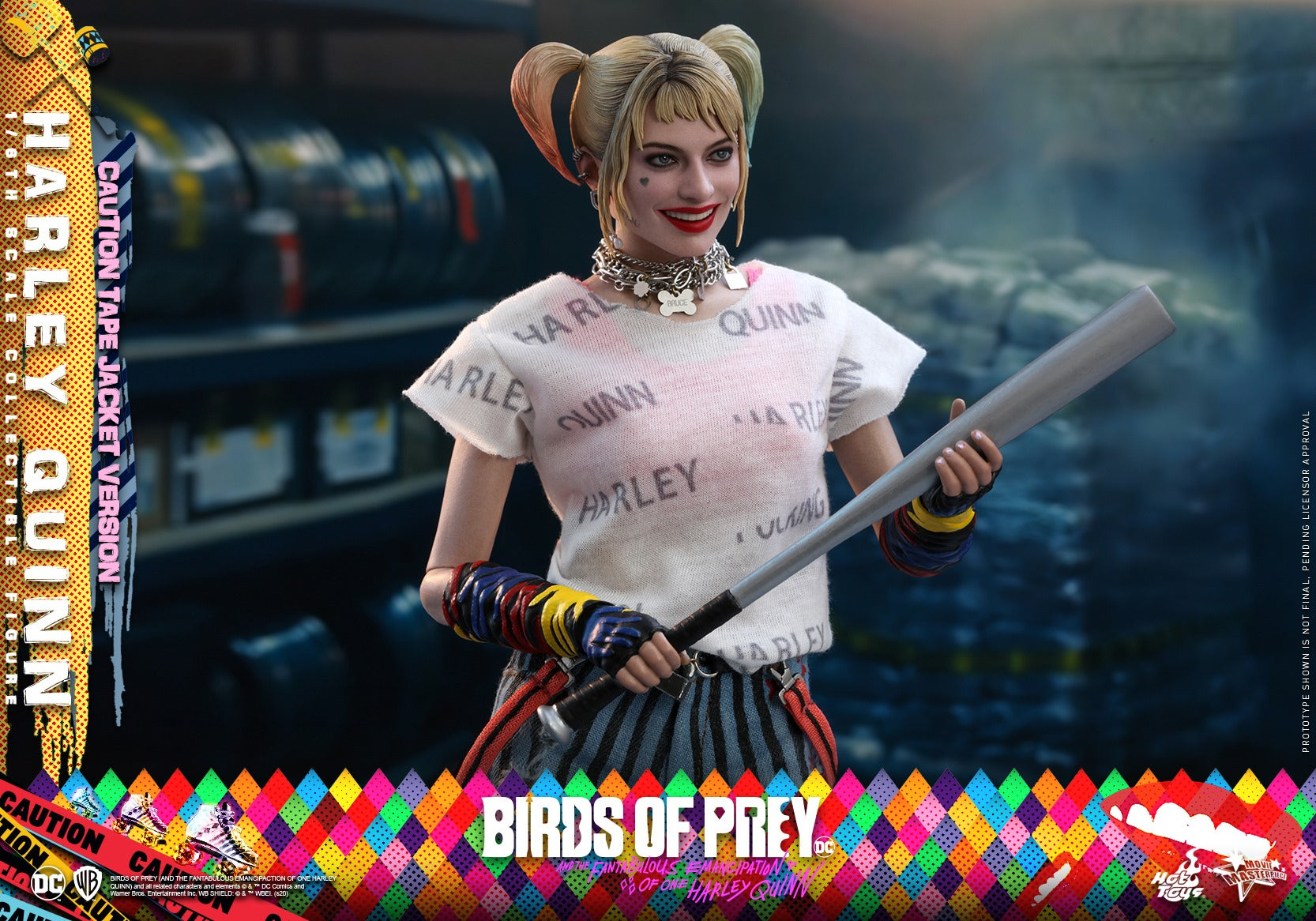 Hot Toys - MMS566 - Birds of Prey - Harley Quinn (Caution Tape Jacket Ver.)