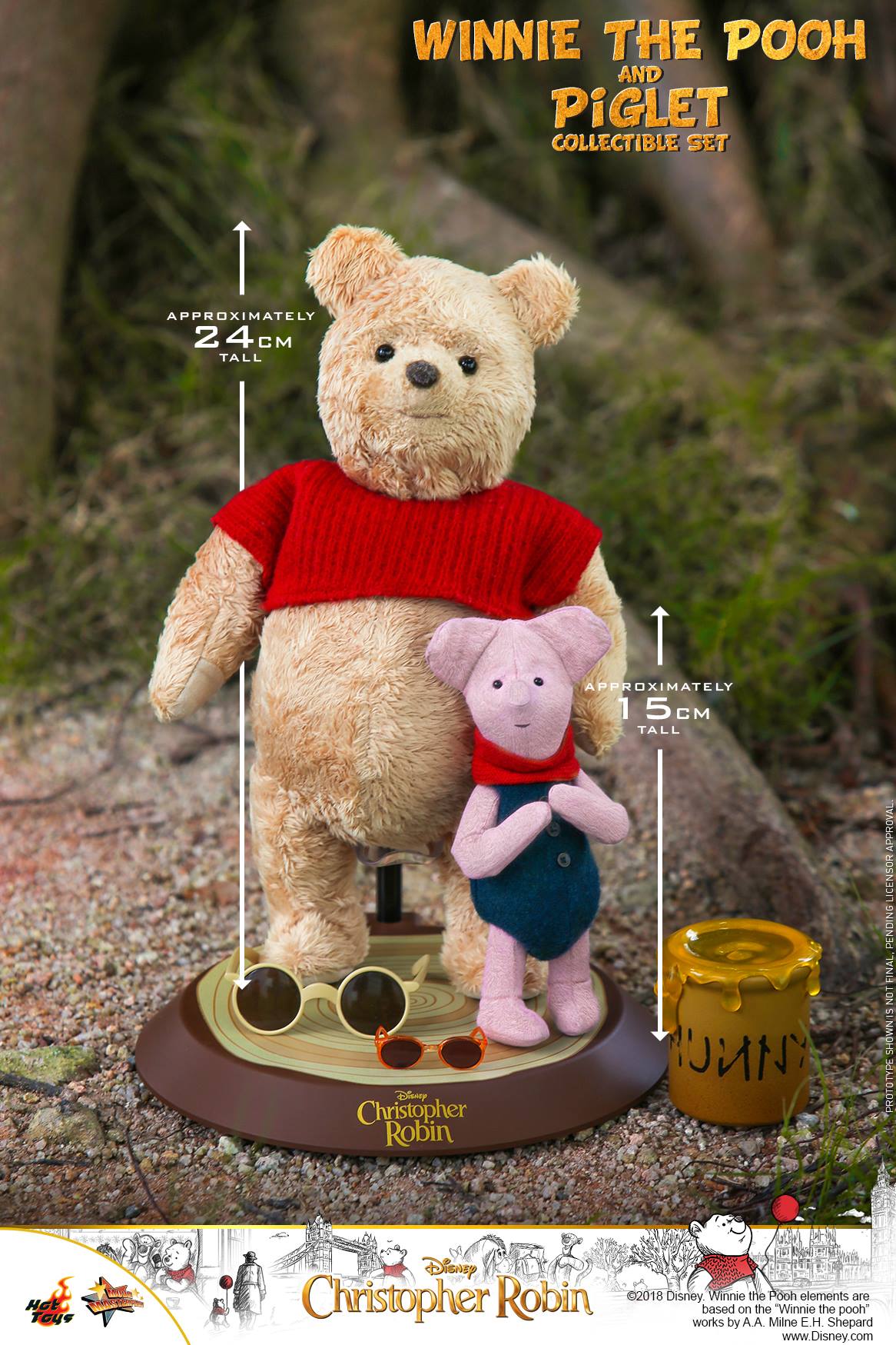 Hot Toys - MMS503 - Christopher Robin - Winnie the Pooh and Piglet - Marvelous Toys