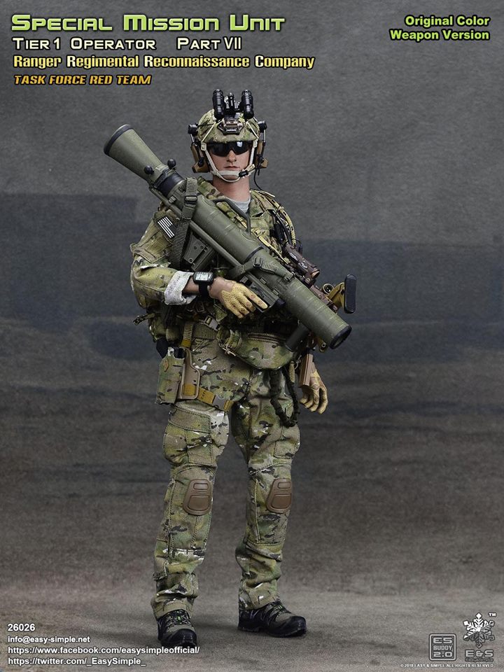 Easy &amp; Simple - 26026 - Special Mission Unit Tier-1 Operator Part VII - Ranger Regimental Reconnaissance Company (Original Color Weapon) - Marvelous Toys