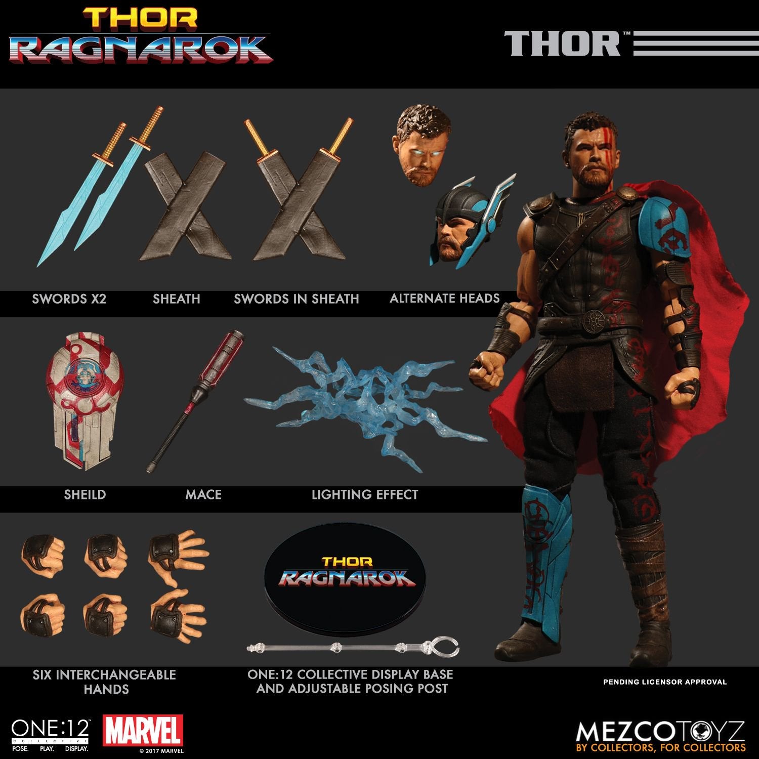 Mezco - One:12 Collective - Ragnarok Thor - Marvelous Toys