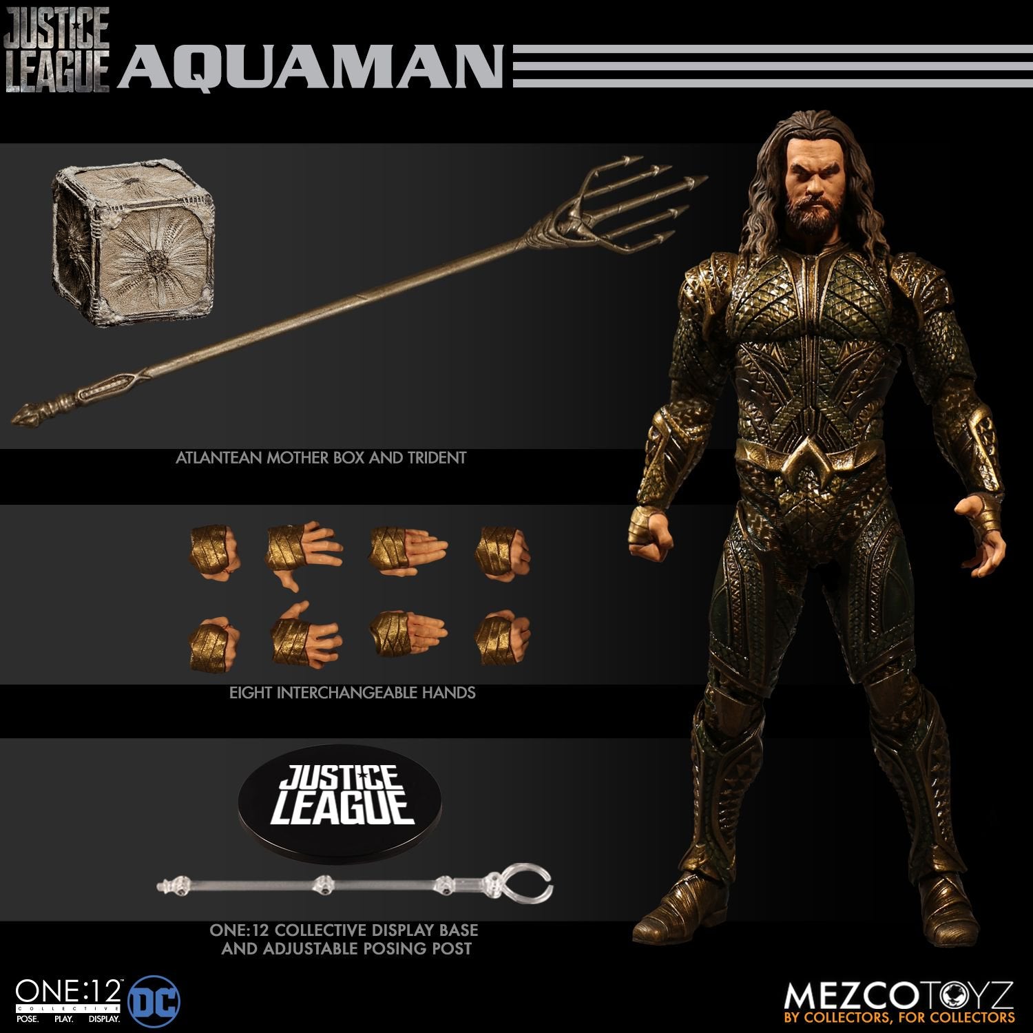 Mezco - One:12 Collective - Justice League - Aquaman - Marvelous Toys